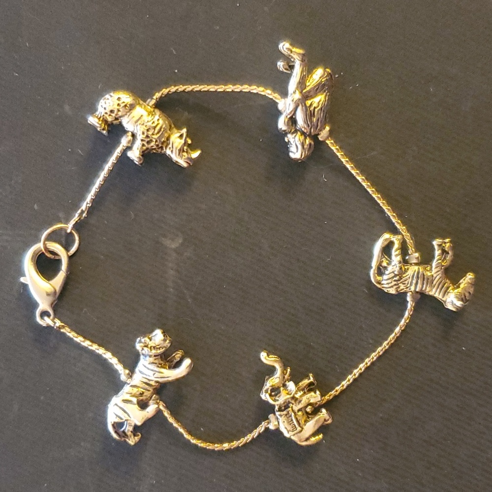 Jungle animals bracelet